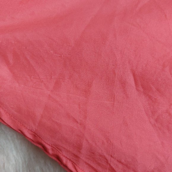 Vintage Sun Coast 100% Silk Women's Red Blouse Shirt Size L - Picture 11 of 12